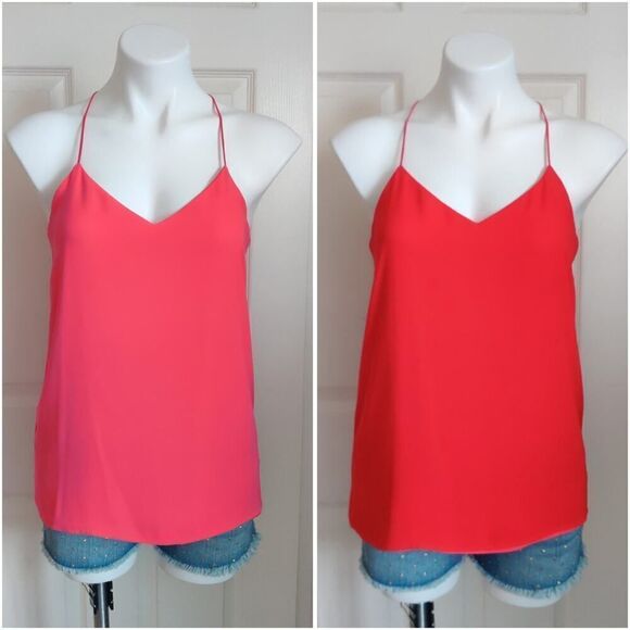 Pair of Ann Taylor LOFT & Express reversible strappy camisoles sz XS - Picture 2 of 13
